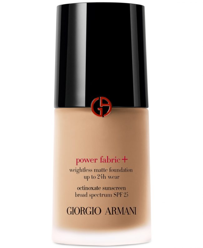 Armani Beauty Power Fabric + Liquid Foundation with Spf 25 - . (MEDIUM TO TAN WITH A NEUTRAL UNDERTON