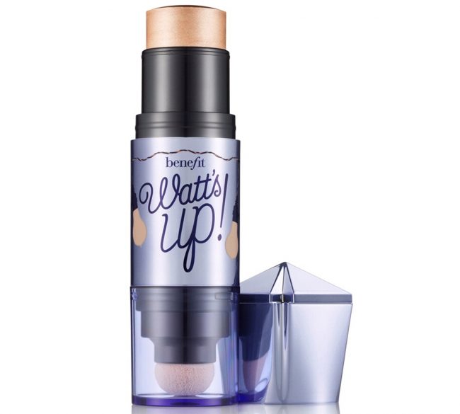 Benefit Cosmetics "watt's up!" cream-to-powder highlighter - champagne glow