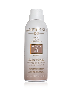 Hampton Sun Spf 8 Continuous Mist Sunscreen with Bronzer 5 oz.