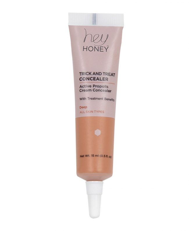 Hey Honey Trick and Treat Active Propolis Cream Concealer, 15 ml - Deep Tone