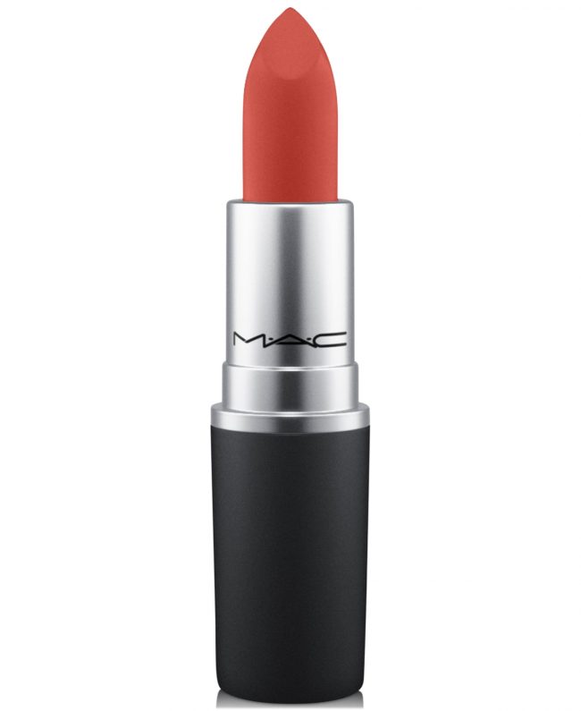 Mac Powder Kiss Lipstick - Devoted To Chili (warm brick red)