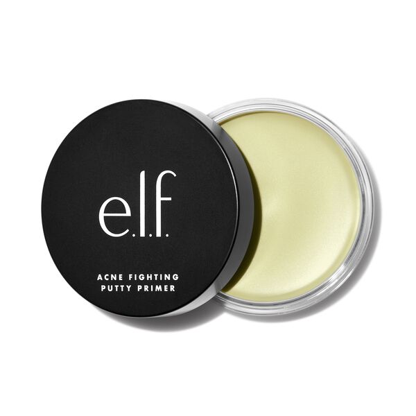 e.l.f. Cosmetics Acne Fighting Putty Primer- 1.8% Salicylic Acid In Universal Sheer - Vegan and Cruelty-Free Makeup